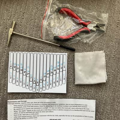 34-Note Chromatic Kalimba with Accessories image 4