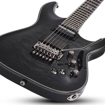Schecter Hellraiser Hybrid C-1 FR S Trans Black Burst image 2