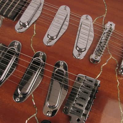 G.D. Armstrong Custom Left Handed LH Double Neck Electric Thru Neck Guitar image 9