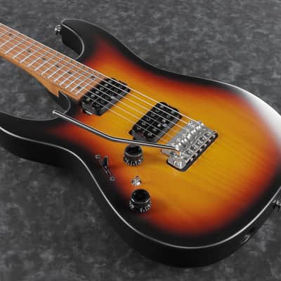 Ibanez AZ Prestige 6 String Electric Guitar w/Case - Tri Fade Burst Flat (AZ2402LTFF) image 9