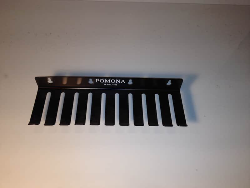 Pomona Model 4408 Test Lead Holder Black Steel (10 Slot) image 1
