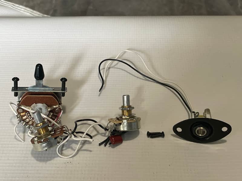 2020's Era MIM Charvel San Dimas Pro Mod Style 1 Guitar Complete Electronics Wiring Volume Pot Jack image 1