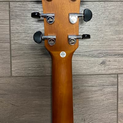 Eko TRI Dreadnought Cutaway Acoustic Electric Guitar - Natural image 12