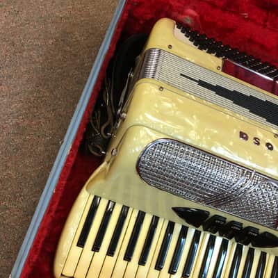 Petosa 1956 Petite Accordion with Original Case Made in Italy image 4