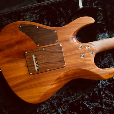 Suhr Modern Carve Top Desert Gradient Angel Quilt Mahogany Back, Cocobolo knobs and Covers image 11
