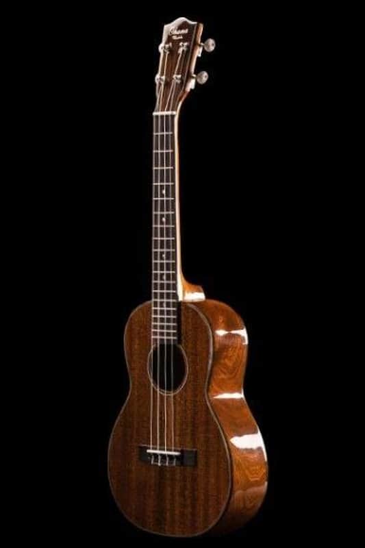 Ohana TK-35G All Solid Mahogany Gloss Finish Tenor Ukulele + Gig Bag & Cloth image 1
