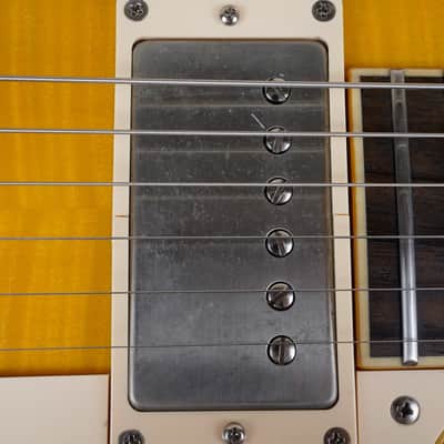 Edwards Limited Model E-LP-108LTS MIJ 2015 Lemon Drop Lacquer Flame Top Seympur Duncan PUs Japan w/ Bag image 6
