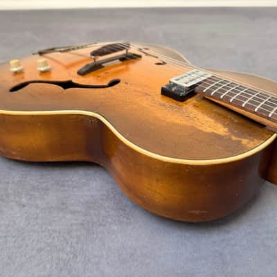 Hoyer restored archtop 1950s - trussrod, refret, pickup etc with video image 10