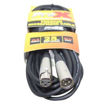 ProX Premium Series XCP-XLR25 25' XLR-F to XLR-M Balanced Audio Microphone Cable image 9