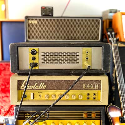 Klemt Echolette BS-40 tube guitar bass amplifier c 1965 - GOLD original vintage valve amp image 4