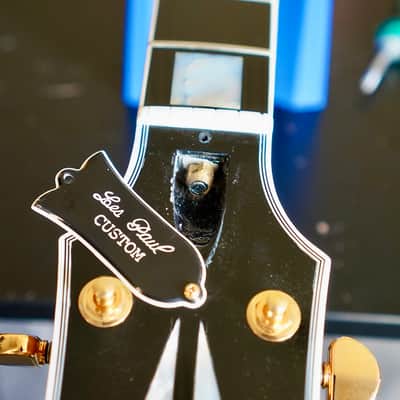 Gibson Custom Shop M2M Les Paul Custom Cartridge Brass Ebony Board 2023 image 15
