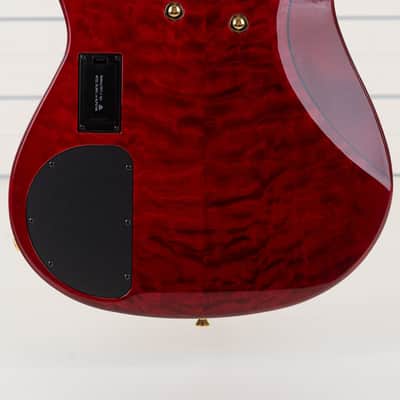 Yamaha TRBJP2 John Patitucci Signature 6-String Bass Guitar, Ebony Fingerboard, Trans Dark Red image 15