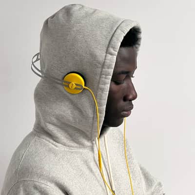 AIAIAI: Tracks Headphones w/ Mic - JJJJound Edition - Yellow - PRE-ORDER image 5