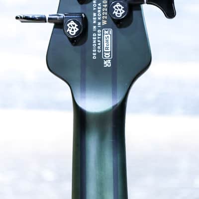 Spector NS Dimension 5 Left-Handed Multi-Scale Haunted Moss Matte Electric Bass w/Bag image 6
