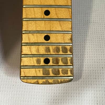 1990 Fender USA American Standard Stratocaster Guitar Neck 22 Fret Maple Board image 17