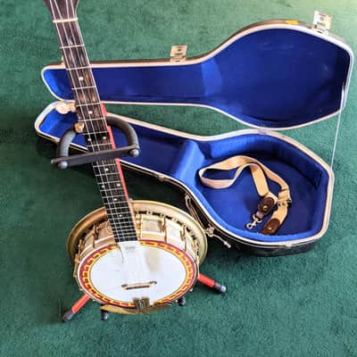 1920's John Grey and Sons London Benares Brass 5 String Banjo image 1
