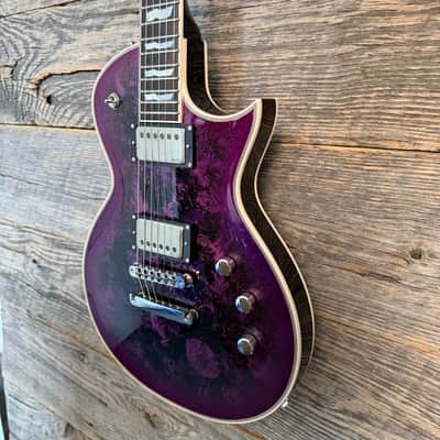 ESP Eclipse Custom Electric Guitar - Purple Peel image 3