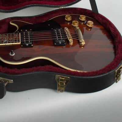 Arbiter Custom Model E-270 Solid Body Electric Guitar, c. 1975, black tolex hard shell case. image 12