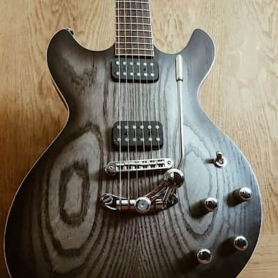 OUR BEST! Duesenberg/Goldo Les Trem II from Germany W/ Tonepros Roller Bridge Chrome 4 Gibson/Epi. Bolts On To Most Stop Tail Guitars, 1/3 weight of Bigsby! image 2