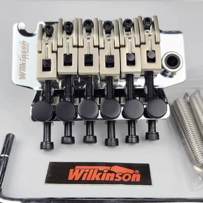 Wilkinson electric guitar double tremolo bridge image 3