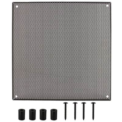 Steel mesh, black powder coated Pro audio cabinet grill US Made image 2
