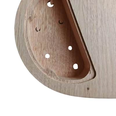 Unfinished Mahogany Wood Guitar Body image 5
