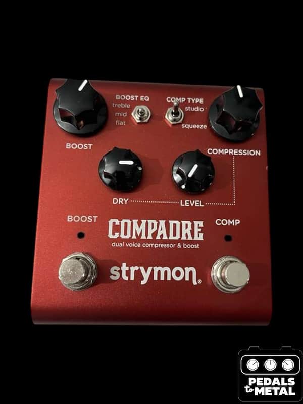 Strymon Compadre Dual Voice Compressor & Boost 2020 - Present - Red - X17655 image 1
