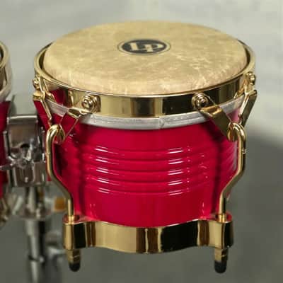 Used LP Matador Bongos w/Stand and Bag - Very Good image 3