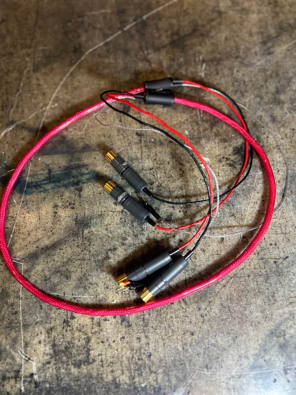 Nordost Heimdall 2 4.5' Phono Interconnect RCA Cables w/ground wire image 1