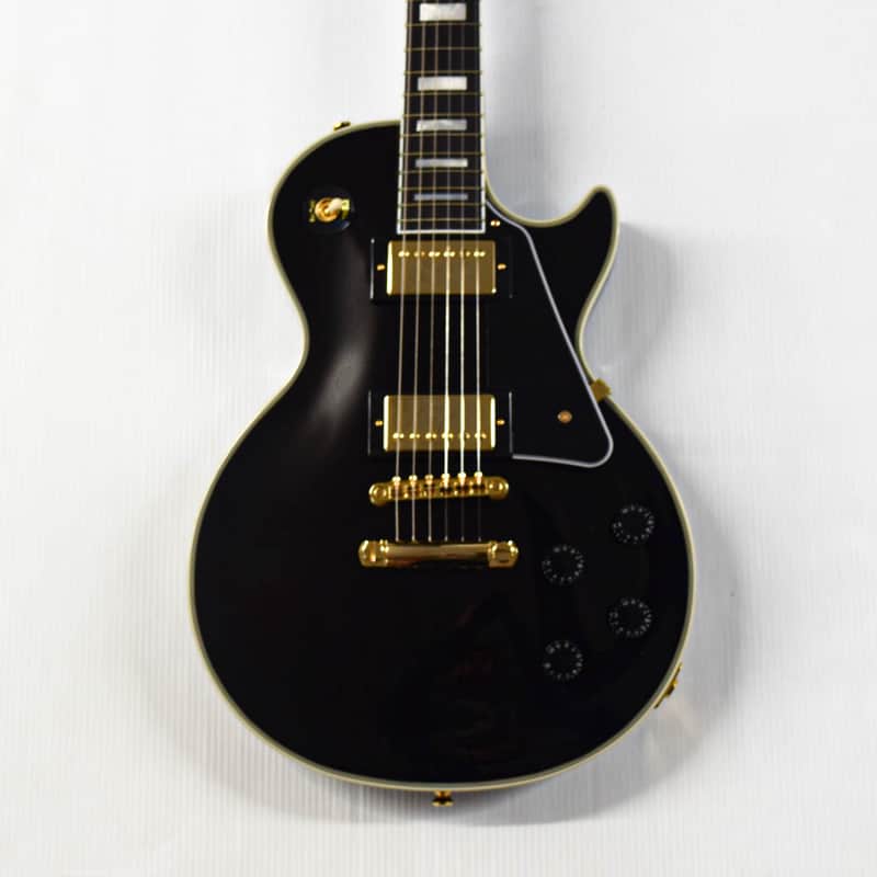 Epiphone "Inspired by Gibson Custom" Les Paul Custom - Ebony image 1