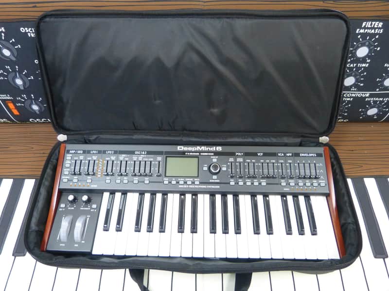 Behringer DeepMind 6 Polyphonic Analog Synth with carrying bag image 1