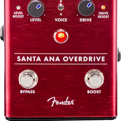 Fender Santa Ana Overdrive 2018 - Present - Red image 1