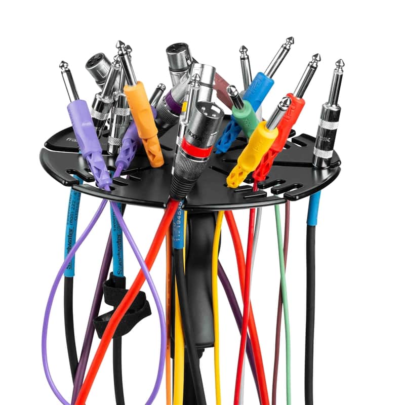Gator Frameworks GFW-CABLEHNGRTRAY Organizzatore per cavi per aste microfoniche image 1