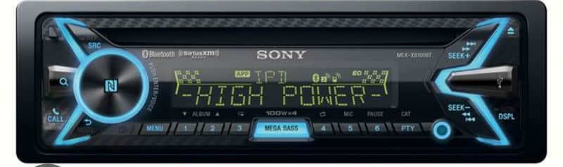 Sony MEX-XB100BT Integrated Head unit 2017 Black With Interchangable Face Colors image 1