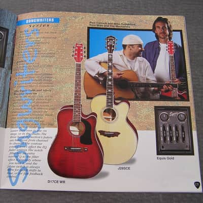 Washburn Catalog  1996 - Excellent condition! Dimebag, Nuno, Hagar, etc. image 11