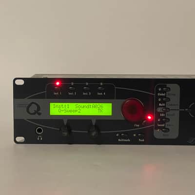 Waldorf Micro Q Rackmount Synthesizer Universal power supply 1999 - 2011 -90s Y2K Blue Made in Germany Worldwide Shipment image 2