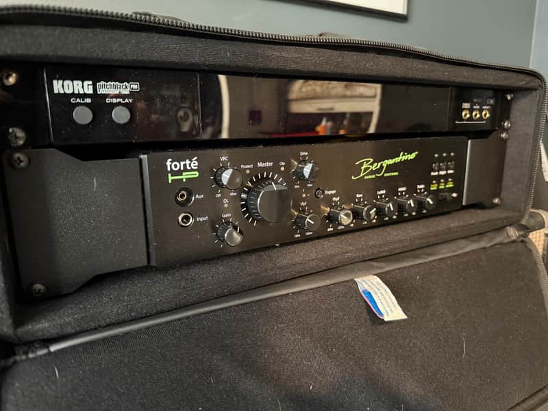 Bergantino Forte 800-Watt Bass Head & Korg Tuner image 1