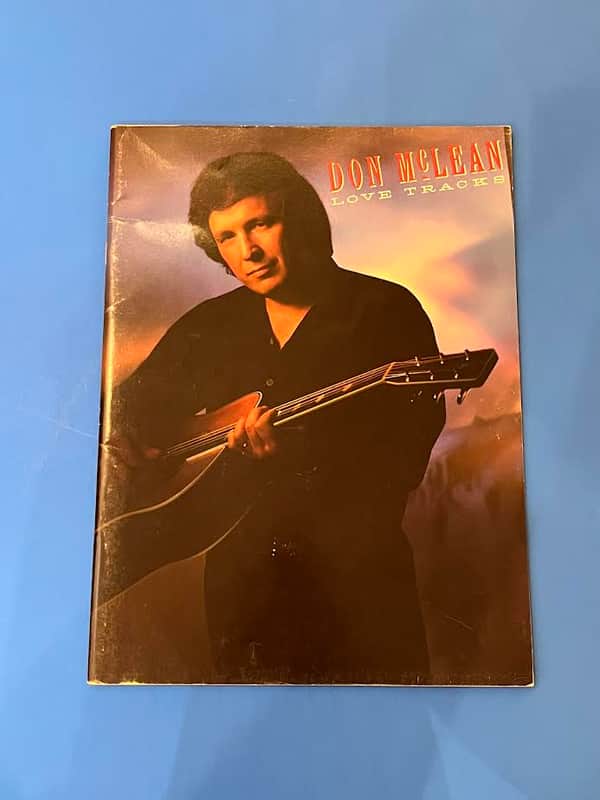Don McLean Love Tracks Piano, Vocal & Guitar Sheet Music Book Bild 1