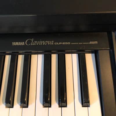 電子ピアノ　YAMAHA Clavinova CLP-250 76 Key Yamaha Clavinova CLP 250 Black | Reverb