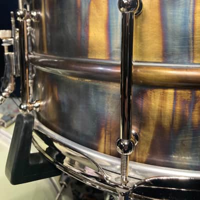 Joyful Noise - 6.5x14" TKO Brass Reserve Snare Drum with Case 2024. MINT! image 13