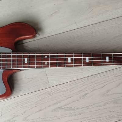 KENT by Teisco Model 534 Basin Street Bass 1965 - Dark Natural, Black image 2