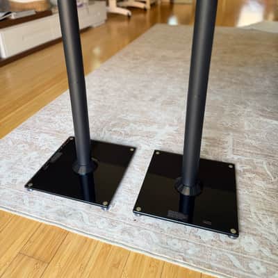 KEF Q350 (2024) - Walnut + Grills + Stands image 7