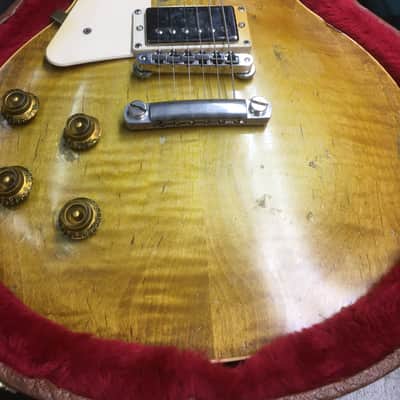 Gibson Les Paul traditional left handed 2019 Lemon burst relic image 5