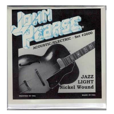 John Pearse Electric Strings Pure Nickel Jazz Light 11-50 (6 Pack Bundle) image 2