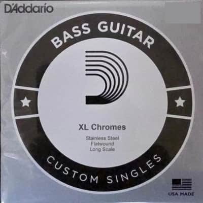 D'Addario Single XL Chromes .040 Gauge Flatwound Bass Guitar String - CB040 image 2