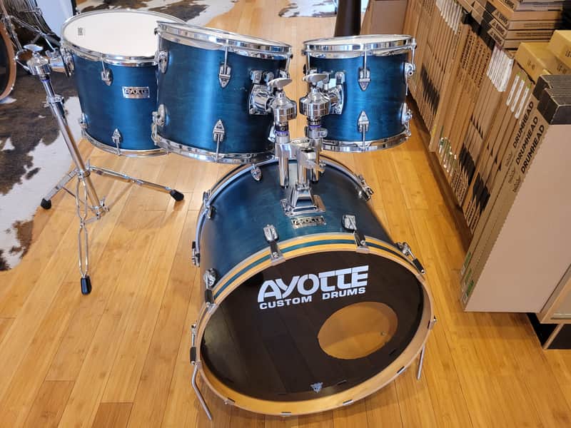 Drum Kits - 90's Ayotte 15x22 8x10 10x12 13x15 Maple w/Maple Reinforcement Rings image 1