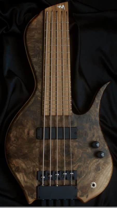 Maurizio Uber MUB Miezo 5 String Custom Travel Size Bass image 1