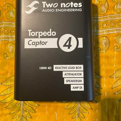 Two Notes Torpedo Captor Loadbox/Attenuator/DI - 4 Ohm 2010s - Black image 1