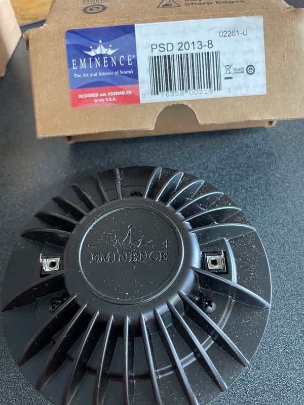 Eminence PSD 2013-8 Bolt on Driver - Black image 1