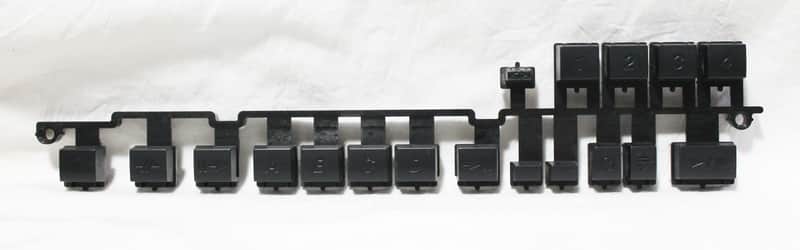 Yamaha PSR-1000 keyboard part - start stop plastic buttons - PSR1000 PSR 1000 image 1